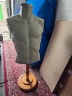 Paspop buste op een houten voet, Ophalen of Verzenden