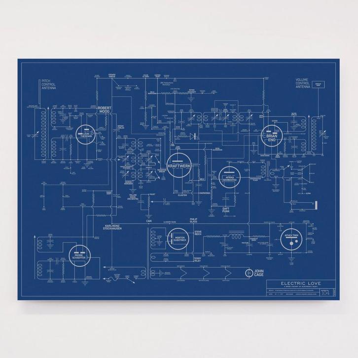 Dorothy's Electric Love 2nd Edition poster. 60 x 80 cm, Verzamelen, Posters, Gebruikt, Muziek, A1 t/m A3, Rechthoekig Liggend