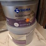 Sigma Muren verf 410 L RAL 9016 wit, Doe-het-zelf en Verbouw, Verf, Beits en Lak, Ophalen, 5 tot 10 liter, Wit, Nieuw
