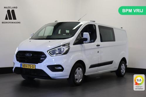 Ford Transit Custom Dubbel Cabine 2.0 TDCI 130PK L2 EURO 6 -, Auto's, Bestelauto's, Bedrijf, Te koop, ABS, Achteruitrijcamera