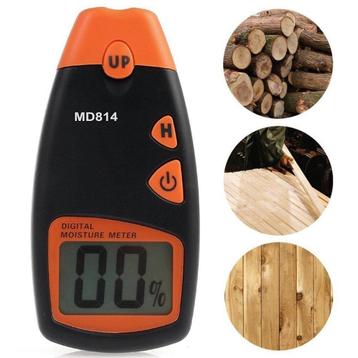 Draagbare Digitale Vochtmeter – Voor Hout, Muren & Bouwmater beschikbaar voor biedingen