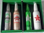 Heineken aluminium set, Verzamelen, Biermerken, Nieuw, Heineken, Flesje(s), Ophalen of Verzenden
