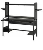 IKEA Fredde Gamebureau - bureau - Zwart - 140x74x146cm, Huis en Inrichting, Bureaus, Ophalen, Zo goed als nieuw, Bureau