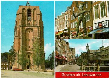 Ansichtkaart Leeuwarden, toren beschikbaar voor biedingen