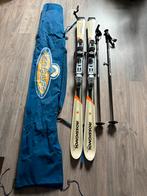 Rossignol Ski's met stokken en tas - Weinig gebruikt, 140 tot 160 cm, Gebruikt, Rossignol, Ophalen of Verzenden