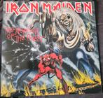 Iron maiden lp the number of the beast, Cd's en Dvd's, Vinyl | Hardrock en Metal, Ophalen, Zo goed als nieuw
