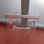 Dommelsch Bier Dominator lichtbak 64 cm breed origineel, Ophalen, Gebruikt, Reclamebord, Plaat of Schild, Dommelsch