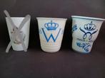 2 jubileum mokken koningin wilhelmina, Verzamelen, Koninklijk Huis en Royalty, Ophalen of Verzenden, Gebruikt, Nederland, Servies