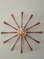 Vitra Spindle Wall Clock - George Nelson, Ophalen, Zo goed als nieuw, Analoog, Wandklok