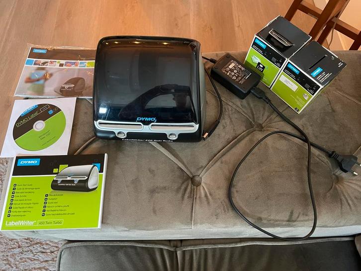 Dymo LabelWriter 450 Twin Turbo - Labelprinter, Computers en Software, Labelprinters, Zo goed als nieuw, Etiket, Ophalen of Verzenden