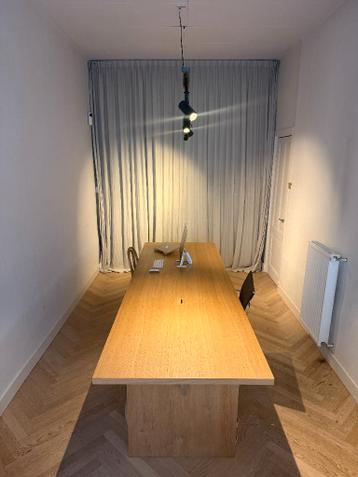 Maatwerk massief eiken bureau - afbeelding 1