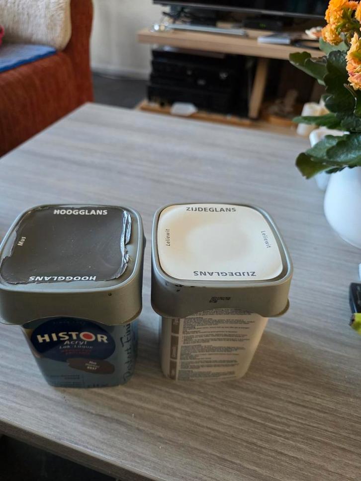 Histor Verf - Hoogglans & Zijdeglans, Doe-het-zelf en Verbouw, Verf, Beits en Lak, Nieuw, Verf, Minder dan 5 liter, Overige kleuren