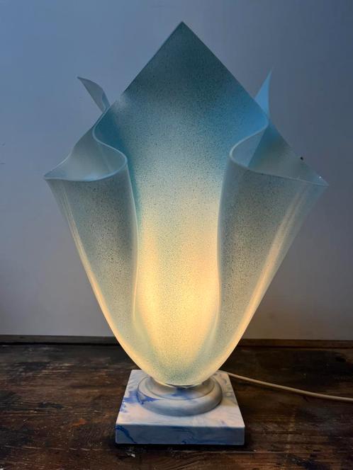 Vintage mid century Georgia Jacob style lamp, Huis en Inrichting, Lampen | Tafellampen, Gebruikt, Minder dan 50 cm, Kunststof