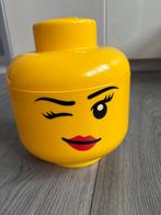 Lego Opbergdoos Hoofd Meisje, Ophalen of Verzenden, Gebruikt, Losse stenen, Lego