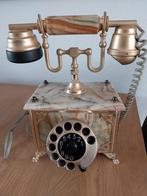 Oude marmeren telefoon, Gebruikt, Ophalen