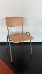 Stoel met groengrijs frame, Huis en Inrichting, Stoelen, Ophalen, Zo goed als nieuw, Eén