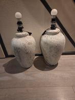 2 Grote Stenen Tafellampen, Ophalen, 50 tot 75 cm