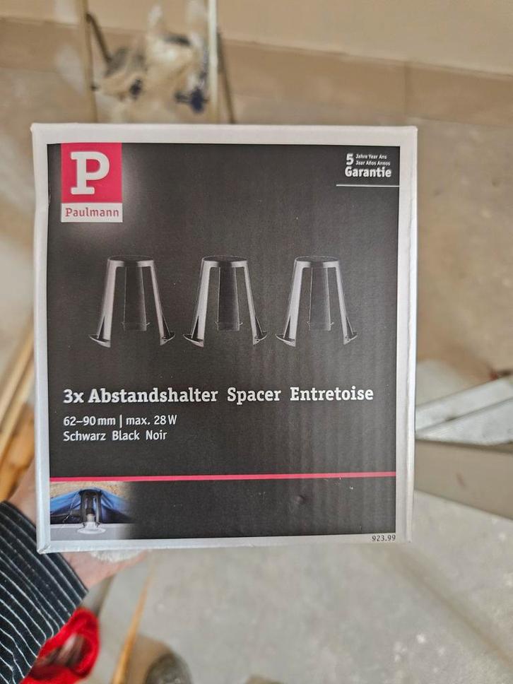 2x Afstandhouders voor inbouwspots - Paulmann, Huis en Inrichting, Lampen | Spots, Nieuw, Ophalen of Verzenden