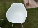6 witte eerkamerstoelen Mees Karwei, Huis en Inrichting, Stoelen, Ophalen, Kunststof, Gebruikt, Wit