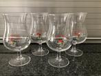 4 mooie La Chouffe  bierglazen 0.25 cl, Ophalen of Verzenden, Zo goed als nieuw