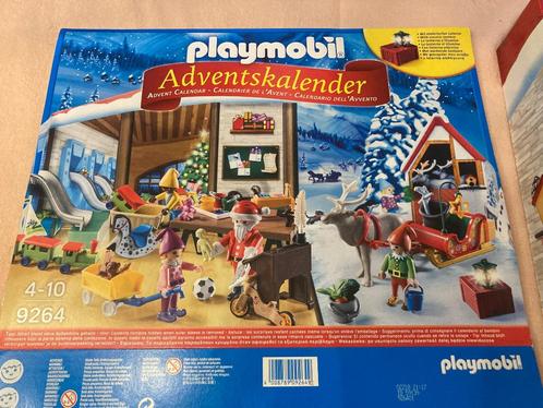 Adventskalender playmobil 9264 kertman met slede en rendier!, Kinderen en Baby's, Speelgoed | Playmobil, Zo goed als nieuw, Los playmobil