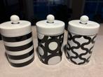 Salt & Pepper set van 3 bewaarbussen (zwart/wit, nieuwstaat), Ophalen of Verzenden, Zo goed als nieuw, Overige materialen