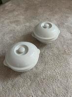 2 Petrus Regout Maastricht Dekschalen - Ø 20cm, Antiek en Kunst, Antiek | Porselein, Ophalen of Verzenden