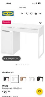 Leuk wit bureautje, Huis en Inrichting, Ophalen, Zo goed als nieuw