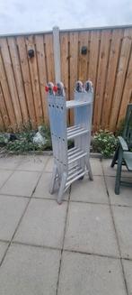 4 deelige lader, Doe-het-zelf en Verbouw, Ladders en Trappen, Ophalen, Gebruikt, 4 meter of meer