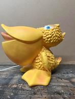 Vintage vinyl pelikaan lamp, Kunststof, Gebruikt, Ophalen of Verzenden, Minder dan 50 cm