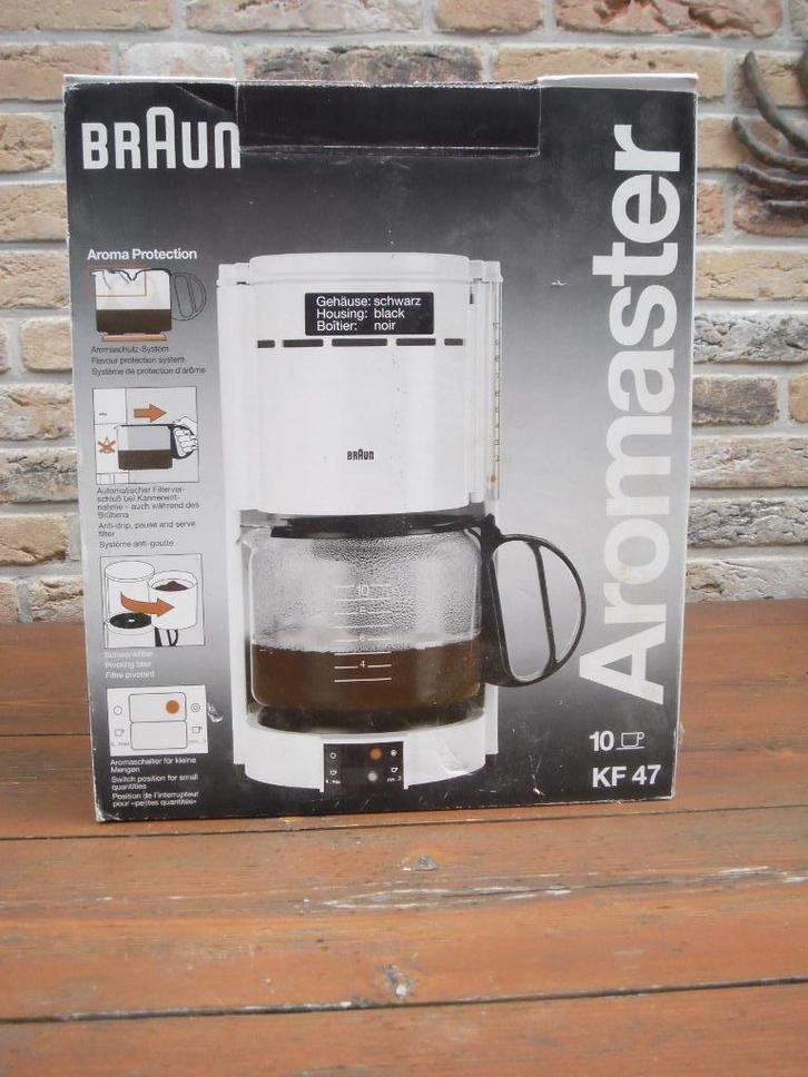 Braun Aromaster koffiezet apparaat, Witgoed en Apparatuur, Koffiezetapparaten, Gebruikt, Gemalen koffie, Koffiemachine, 4 tot 10 kopjes