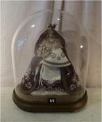 Prachtig Beeld - Maria en Jezus - Glazen Stolp - 32x21x40, Antiek en Kunst, Antiek | Religie, Ophalen of Verzenden