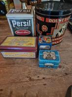 Vintage blikken set, Verzamelen, Blikken, Ophalen of Verzenden, Gebruikt, Overige merken