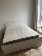 IKEA bed 160 x 200, Ophalen, Gebruikt, Wit, Tweepersoons