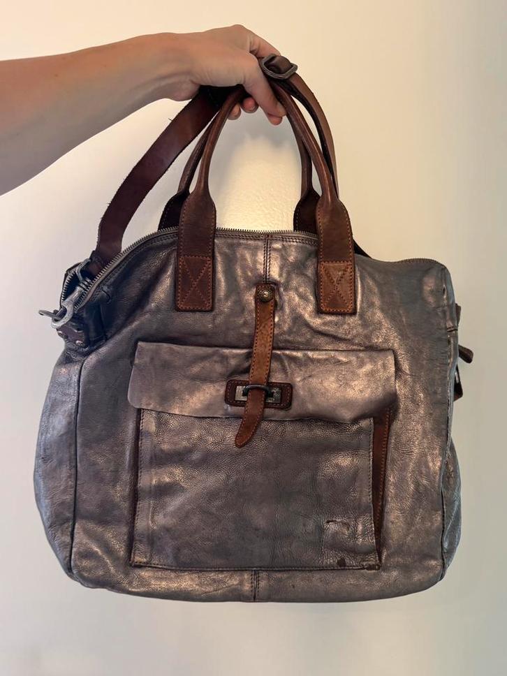 Grote handtas werktas van Campomaggi, Sieraden, Tassen en Uiterlijk, Tassen | Reistassen en Weekendtassen, Zo goed als nieuw, Bruin