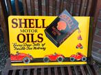 Shell emaille reclamebord, Verzamelen, Ophalen of Verzenden, Zo goed als nieuw, Reclamebord