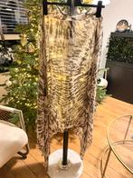 Beige/bruine sjaal - 192x93 cm, Ophalen of Verzenden, Zo goed als nieuw, Sjaal