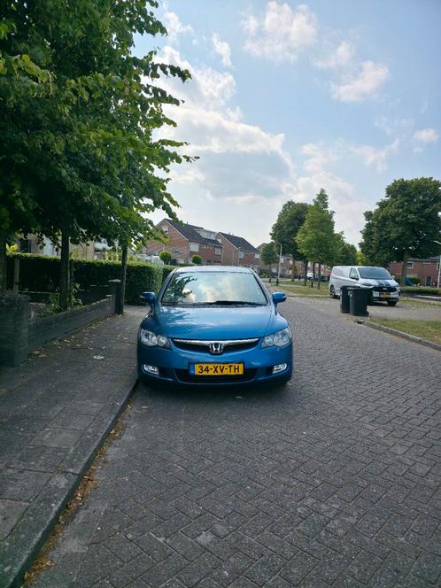 Honda Civic 1.3 Vtec Hybrid 4DR C-tr. 2007 Blauw, Auto's, Honda, Particulier, Civic, Hybride Elektrisch/Benzine, A, Sedan, Automaat