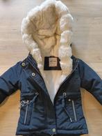 Nieuw: donkerblauwe winterjas met bontvoering, 80 cm, Kinderen en Baby's, Babykleding | Maat 80, Ophalen of Verzenden, Nieuw, Meisje