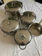 BK pannenset Diamant, Huis en Inrichting, Keuken | Potten en Pannen, Ophalen, Gebruikt, Rvs, Pannenset