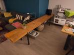 Stoere side table 3m breed, Ophalen, Zo goed als nieuw, 25 tot 50 cm, Rechthoekig