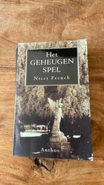 Nicci French - Het geheugenspel, Nicci French, Ophalen of Verzenden, Zo goed als nieuw, Nederland