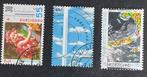 nvph 1444 - 1446 gestempeld zomerzegels 1990, Postzegels en Munten, Verzenden, Na 1940, Gestempeld