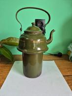 Groen emaille zakketel., Antiek en Kunst, Antiek | Emaille, Ophalen of Verzenden