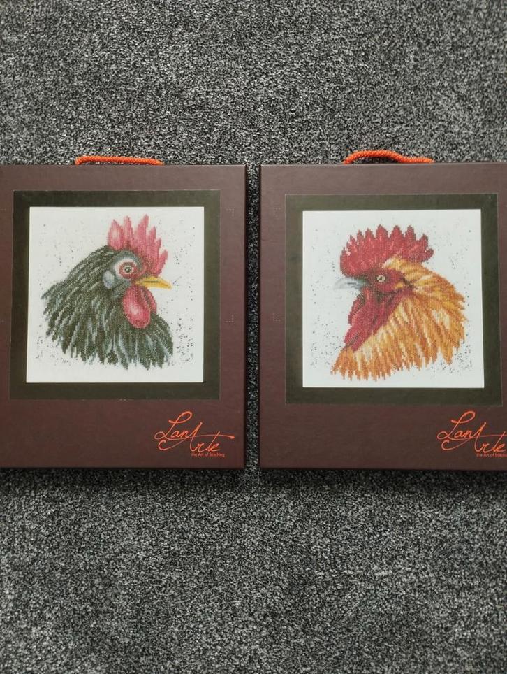 Lanarte Borduurpakket kip, Hobby en Vrije tijd, Borduren en Borduurmachines, Nieuw, Borduurpakket, Handborduren, Ophalen of Verzenden
