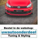 Maxton Design Spoiler Lip Splitter Geschikt Voor VW Golf 6 G, Ophalen of Verzenden