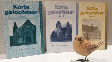 Schrijver, Drs. J.H.; Korte geloofsleer 1 tm 3 (compleet) beschikbaar voor biedingen