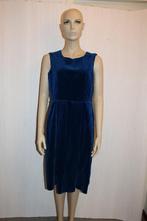 Vintage jaren 50 fluwelen jurk blauw maat 40/42 feestjurk, Kleding | Dames, Maat 38/40 (M), Blauw, Ophalen of Verzenden, Zo goed als nieuw