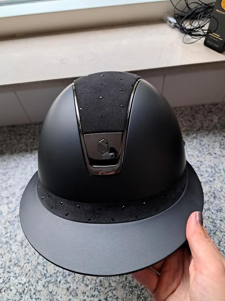 Prachtige Samshield Miss Shield in zwart met mooie steentjes, Dieren en Toebehoren, Paardrijkleding, Zo goed als nieuw, Dames