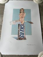 Mel Ramos - Snickers Litho - oplage 260/500, Antiek en Kunst, Kunst | Litho's en Zeefdrukken, Ophalen of Verzenden